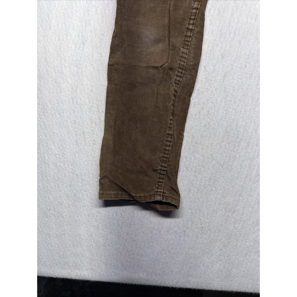 Vintage Levis 419-1529 Brown Corduroy Slim Fit Pants Made in USA 24x26 White Tab - Picture 16 of 16